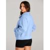 imageAUTOMET Womens Sweatshirts Half Zip Cropped Pullover Fleece Quarter Zipper Hoodies 2025 Fall Fashion Outfits ClothesLightblue