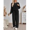 imageAUTOMET Womens Sweatsuits 2 Piece Lounge Matching Outfits Sweat Sets Tracksuit Travel Sweatshirts Fall Fashion Clothes 2025Black