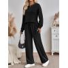 imageAUTOMET Womens Sweatsuits 2 Piece Lounge Matching Outfits Sweat Sets Tracksuit Travel Sweatshirts Fall Fashion Clothes 2025Black