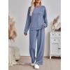 imageAUTOMET Womens Sweatsuits 2 Piece Lounge Matching Outfits Sweat Sets Tracksuit Travel Sweatshirts Fall Fashion Clothes 2025Blue