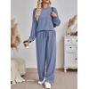 imageAUTOMET Womens Sweatsuits 2 Piece Lounge Matching Outfits Sweat Sets Tracksuit Travel Sweatshirts Fall Fashion Clothes 2025Blue