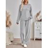 imageAUTOMET Womens Sweatsuits 2 Piece Lounge Matching Outfits Sweat Sets Tracksuit Travel Sweatshirts Fall Fashion Clothes 2025Grey