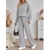 imageAUTOMET Womens Sweatsuits 2 Piece Lounge Matching Outfits Sweat Sets Tracksuit Travel Sweatshirts Fall Fashion Clothes 2025Grey