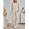 imageAUTOMET Womens Sweatsuits 2 Piece Lounge Matching Outfits Sweat Sets Tracksuit Travel Sweatshirts Fall Fashion Clothes 2025Khaki