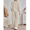 imageAUTOMET Womens Sweatsuits 2 Piece Lounge Matching Outfits Sweat Sets Tracksuit Travel Sweatshirts Fall Fashion Clothes 2025Khaki