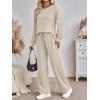 imageAUTOMET Womens Sweatsuits 2 Piece Lounge Matching Outfits Sweat Sets Tracksuit Travel Sweatshirts Fall Fashion Clothes 2025Khaki
