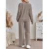 imageAUTOMET Womens Sweatsuits 2 Piece Sets Travel Outfits 2025 Fall Matching Lounge Set Oversized Sweatshirt Wide Leg PantsCoffeegrey