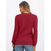 imageAUTOMET Womens V Neck Long Sleeve Shirt Fall Fashion Tops Tunic Dressy Casual Sweater Clothes Cute Trendy Work Outfits 2025Red
