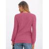 imageAUTOMET Womens V Neck Long Sleeve Shirt Fall Fashion Tops Tunic Dressy Casual Sweater Clothes Cute Trendy Work Outfits 2025Rose