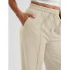 imageAUTOMET Womens Wide Leg Sweatpants Baggy Lounge Travel Pants Fall Fashion Outfits 2025 Winter Maternity Clothes JoggersBeige