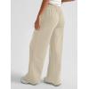 imageAUTOMET Womens Wide Leg Sweatpants Baggy Lounge Travel Pants Fall Fashion Outfits 2025 Winter Maternity Clothes JoggersBeige