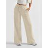 imageAUTOMET Womens Wide Leg Sweatpants Baggy Lounge Travel Pants Fall Fashion Outfits 2025 Winter Maternity Clothes JoggersBeige
