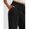 imageAUTOMET Womens Wide Leg Sweatpants Baggy Lounge Travel Pants Fall Fashion Outfits 2025 Winter Maternity Clothes JoggersBlack