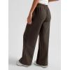 imageAUTOMET Womens Wide Leg Sweatpants Baggy Lounge Travel Pants Fall Fashion Outfits 2025 Winter Maternity Clothes JoggersCoffee