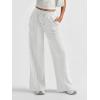 imageAUTOMET Womens Wide Leg Sweatpants Baggy Lounge Travel Pants Fall Fashion Outfits 2025 Winter Maternity Clothes JoggersLight Gray