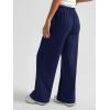 imageAUTOMET Womens Wide Leg Sweatpants Baggy Lounge Travel Pants Fall Fashion Outfits 2025 Winter Maternity Clothes JoggersNavy Blue