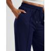 imageAUTOMET Womens Wide Leg Sweatpants Baggy Lounge Travel Pants Fall Fashion Outfits 2025 Winter Maternity Clothes JoggersNavy Blue