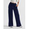 imageAUTOMET Womens Wide Leg Sweatpants Baggy Lounge Travel Pants Fall Fashion Outfits 2025 Winter Maternity Clothes JoggersNavy Blue