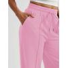 imageAUTOMET Womens Wide Leg Sweatpants Baggy Lounge Travel Pants Fall Fashion Outfits 2025 Winter Maternity Clothes JoggersPink