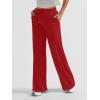 imageAUTOMET Womens Wide Leg Sweatpants Baggy Lounge Travel Pants Fall Fashion Outfits 2025 Winter Maternity Clothes JoggersRed