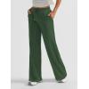 imageAUTOMET Womens Wide Leg Sweatpants Baggy Lounge Travel Pants Fall Fashion Outfits 2025 Winter Maternity Clothes JoggersXmas Green