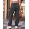 imageAUTOMET Womens Wide Leg Sweatpants Fleece Lined Baggy Straight Leg Lounge Pants Fall Outfits Athletic Joggers with PocketsDarkgrey