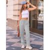 imageAUTOMET Womens Wide Leg Sweatpants Fleece Lined Baggy Straight Leg Lounge Pants Fall Outfits Athletic Joggers with PocketsGrey