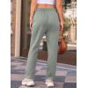 imageAUTOMET Womens Wide Leg Sweatpants Fleece Lined Baggy Straight Leg Lounge Pants Fall Outfits Athletic Joggers with PocketsGreyblue