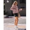 imageAUTOMET Womens Zip Up Hoodies Fleece Jackets Oversized Sweatshirts Fall Fashion Outfits 2025 Sweaters Winter ClothesDarkpink