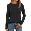imageAUTOMET Long Sleeve Shirts for Women Basic Business Casual Tops Work Clothes 2025 Fall Fashion OutfitsBlack