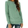 imageAUTOMET Long Sleeve Shirts for Women Business Casual Tops Fall Fashion Clothes Workout Plus Size Teacher Winter Outfits 202501lightgreen