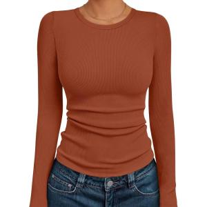 imageAUTOMET Long Sleeve Shirts Basic TopsMaple