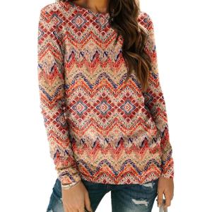 imageAUTOMET Long Sleeve Shirts for Women Business Casual Tops Fall Fashion Clothes Workout Plus Size Teacher Winter Outfits 2025Bohoorange