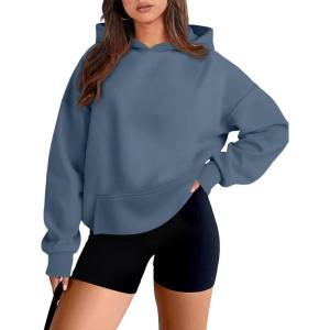 imageAUTOMET Womens Oversized Hoodies Fleece Sweatshirts Fall Fashion 2025 Pullover Winter Clothes OutfitsGrey Blue