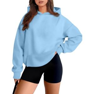 imageAUTOMET Womens Oversized Hoodies Fleece Sweatshirts Fall Fashion 2025 Pullover Winter Clothes OutfitsSky Blue