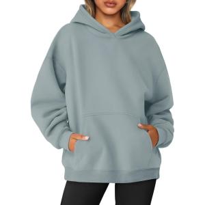 imageAUTOMET Womens Oversized Sweatshirts Fleece Hoodies Long Sleeve Shirts Pullover Fall Outfits 2025 with PocketLightgreen