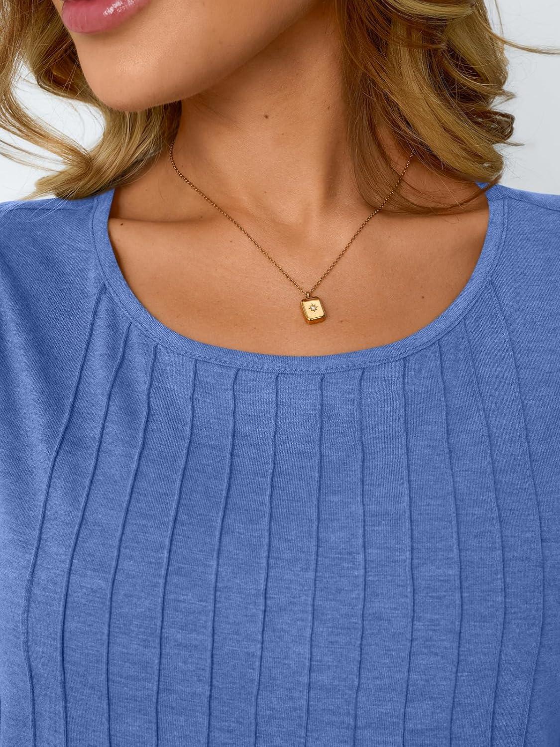 imageAUTOMET Womens Loose Fit Casual Flowy Tank Tops Trendy Sleeveless Summer Tops Clothing Outfits 2025Blue