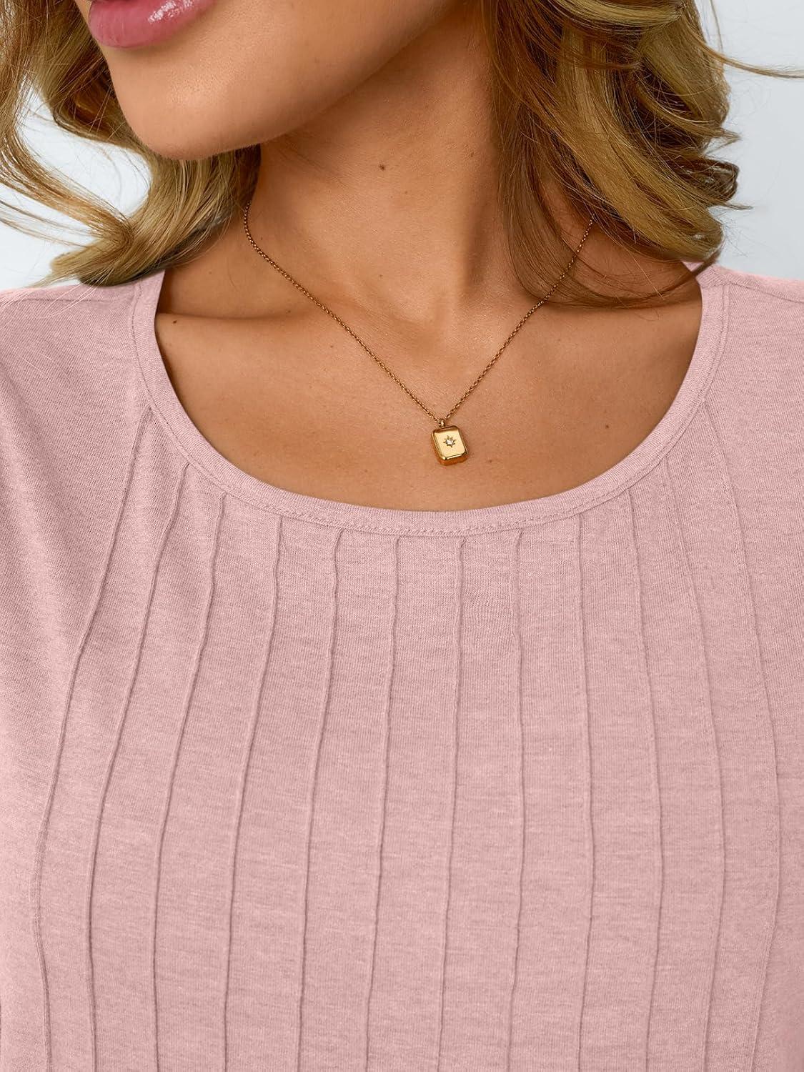 imageAUTOMET Womens Loose Fit Casual Flowy Tank Tops Trendy Sleeveless Summer Tops Clothing Outfits 2025Pink