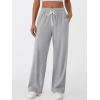 imageAUTOMET Lounge Pants Women Wide Leg Casual Sweatpants Baggy Workout Sweat Pajamas Pants Fall Fashion Outfits with PocketsGrey
