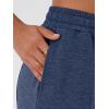 imageAUTOMET Lounge Pants Women Wide Leg Casual Sweatpants Baggy Workout Sweat Pajamas Pants Fall Fashion Outfits with PocketsNavy