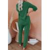 imageAUTOMET Lounge Sets for Women Comfy 2 Piece Pajamas Sets Fall Loungewear Pjs Outfits Sweatsuits with Sweatpants 2025Green