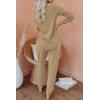 imageAUTOMET Lounge Sets for Women Comfy 2 Piece Pajamas Sets Fall Loungewear Pjs Outfits Sweatsuits with Sweatpants 2025Light Khaki
