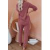 imageAUTOMET Lounge Sets for Women Comfy 2 Piece Pajamas Sets Fall Loungewear Pjs Outfits Sweatsuits with Sweatpants 2025Pink