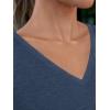 imageAUTOMET TShirts Short Sleeve V Neck Tees Tops for Women Fashion Trendy Lightweight Soft Casual Summer Outfits Clothes 2025Navy