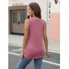 imageAUTOMET Tank Top Women Summer 2025 Casual Spring V Neck Sleeveless Tee Shirt Basic Trendy Beach Vacation Outfits ClothesRed Grey