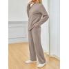 imageAUTOMET Two Piece Sets for Women Mock Neck Fall Outfits 2025 Matching Lounge Sweat Set Airport Travel Sweatsuits Comfy SetsCoffeegrey