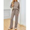 imageAUTOMET Two Piece Sets for Women Mock Neck Fall Outfits 2025 Matching Lounge Sweat Set Airport Travel Sweatsuits Comfy SetsCoffeegrey