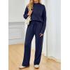 imageAUTOMET Two Piece Sets for Women Mock Neck Fall Outfits 2025 Matching Lounge Sweat Set Airport Travel Sweatsuits Comfy SetsNavy