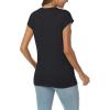 imageAUTOMET V Neck T Shirts for Women Spring Summer Fall Tops Teacher Work Business Dressy Casual Blouses Basic Tees Boho FashionBlack