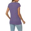 imageAUTOMET V Neck T Shirts for Women Spring Summer Fall Tops Teacher Work Business Dressy Casual Blouses Basic Tees Boho FashionPurple